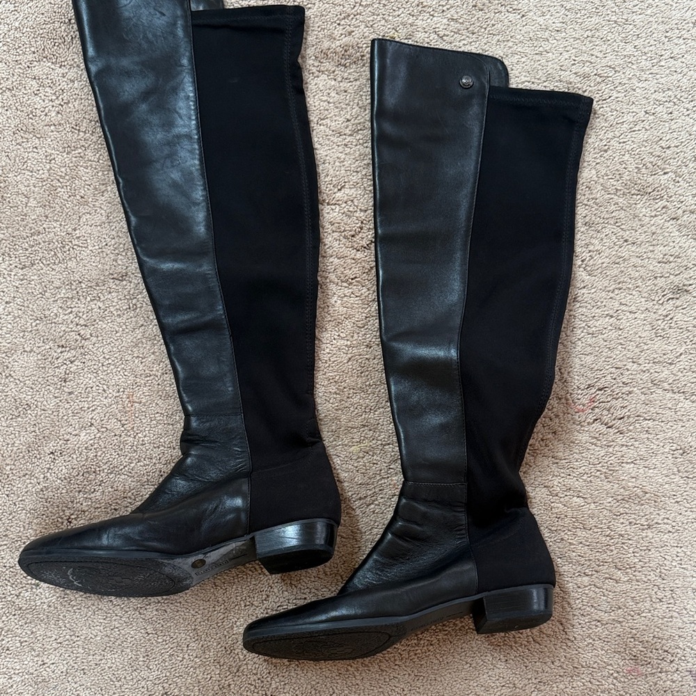 Vince Camuto Black Over the Knee Boots